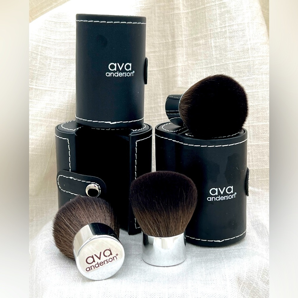 Ava Anderson Kabuki Brushes New No Animal Hair